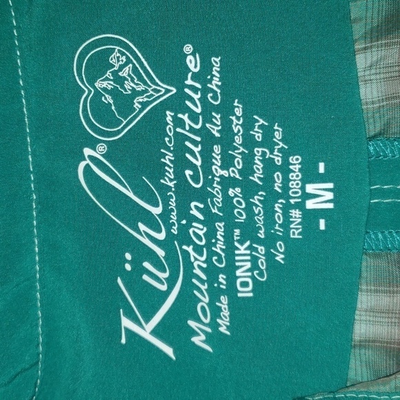 KUHL Ionik Lightweight Fall Layer Plaid Preppy Hiking Walking Shirt - Women's - Picture 7 of 8